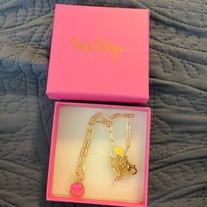 Mary Katherine smiley face necklace